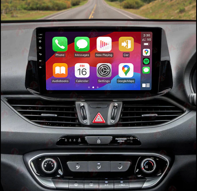 Autoradio Android 13 pour Hyundai i30 (2017-2019) - Puce Qualcomm 8-Cœurs - CarPlay & Android Auto Sans Fil - 4G & GPS